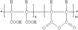 水解聚馬來酸酐 HPMA 結構式
